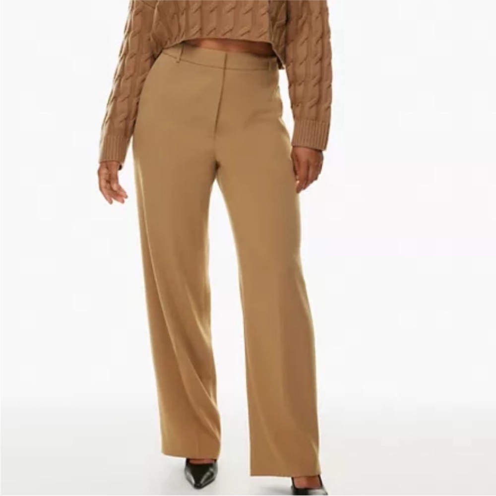 Aritzia Wilfred Alayna Pant Saville Gold Tan - Picture 2 of 8